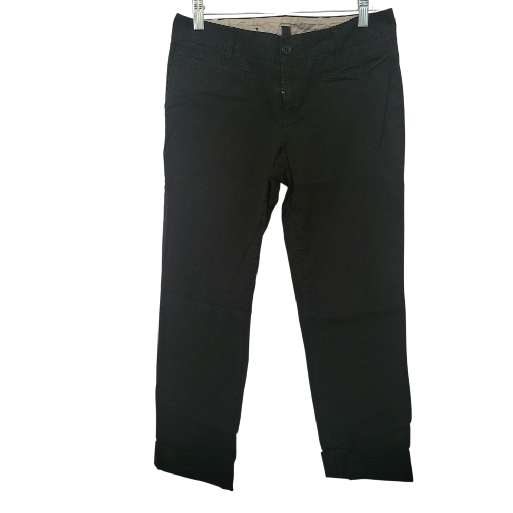 Banana Republic Crop Pants Black sz 6